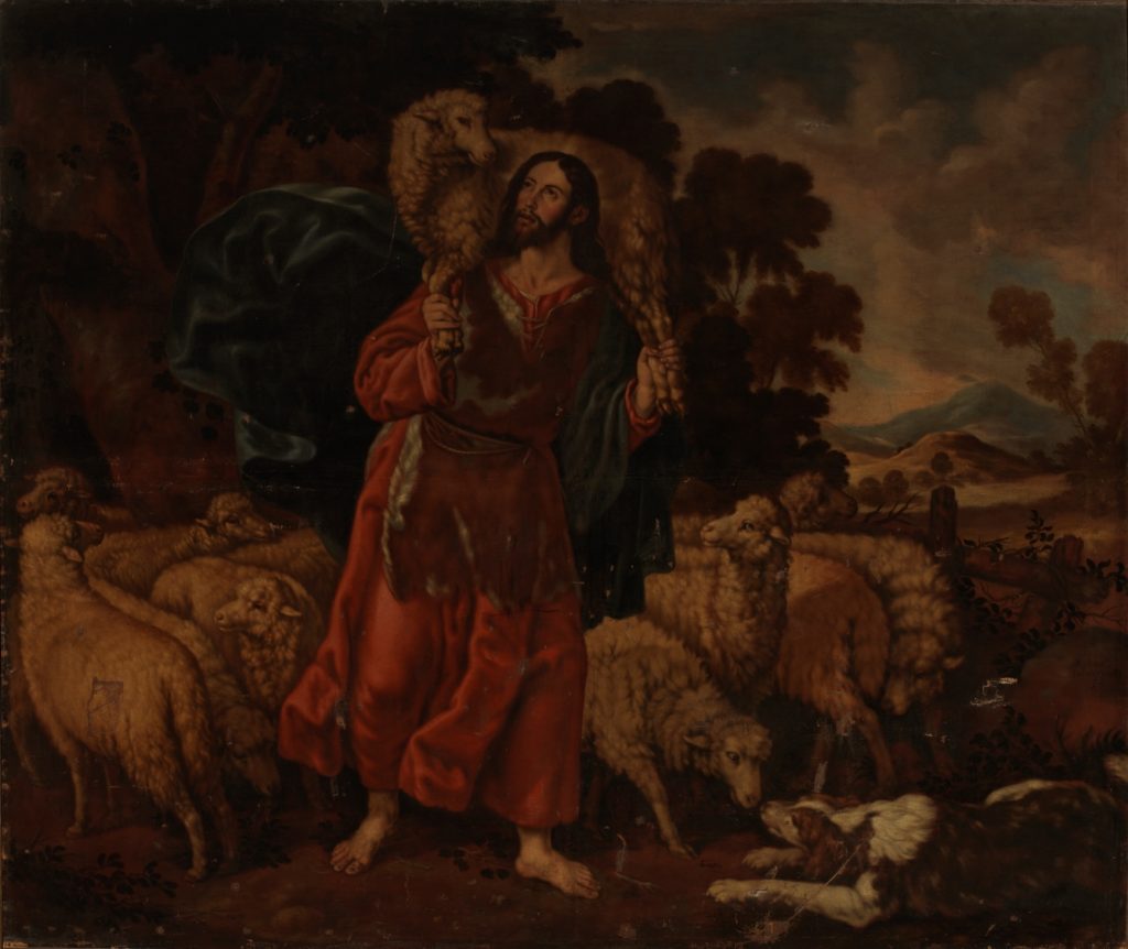 Dobri pastir - Cristóbal García Salmerón, 17. stoletje (javna domena)